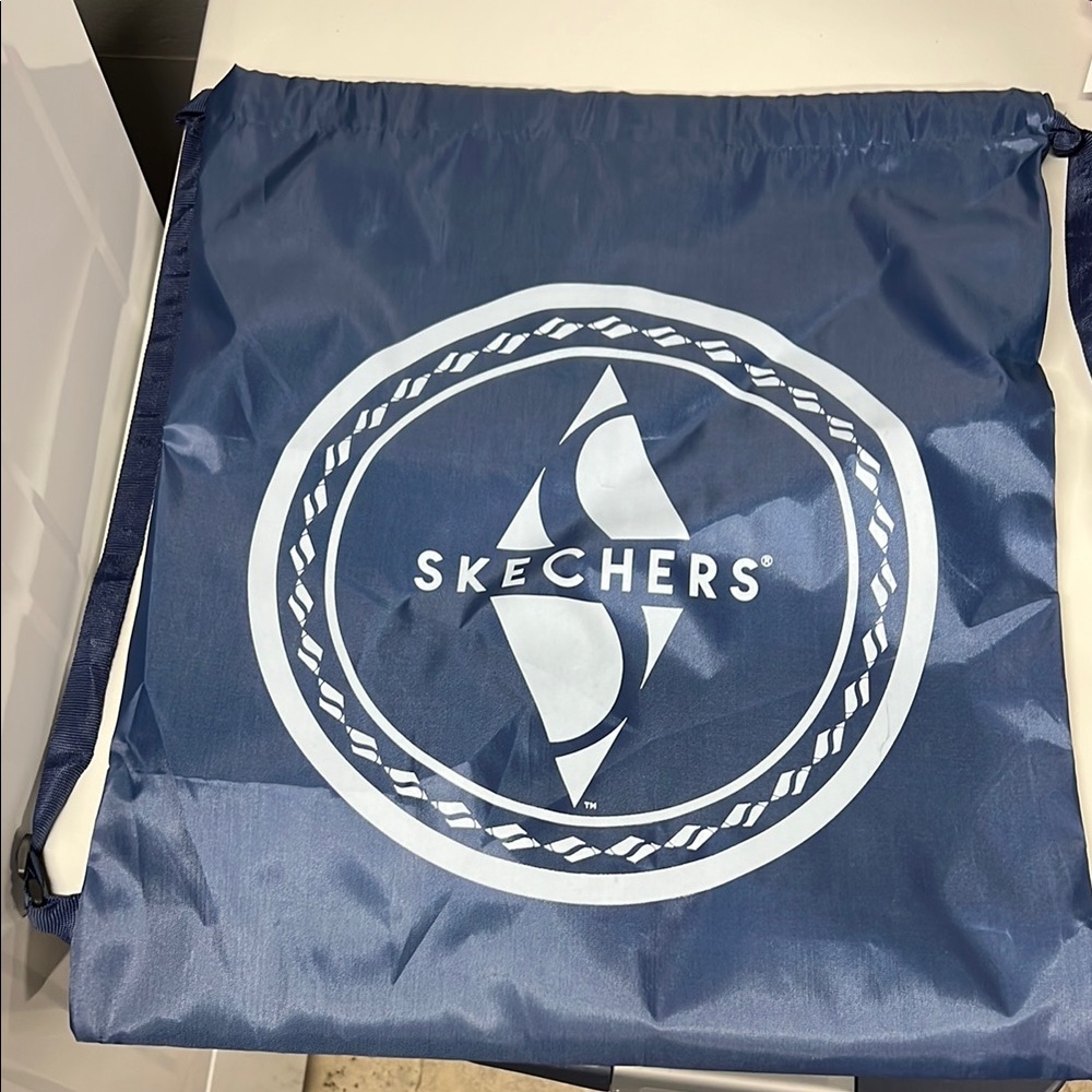 Skechers Blue Drawstring Bag